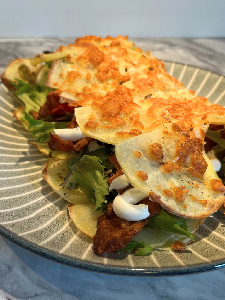 Kartoffel sandwich m. bacon