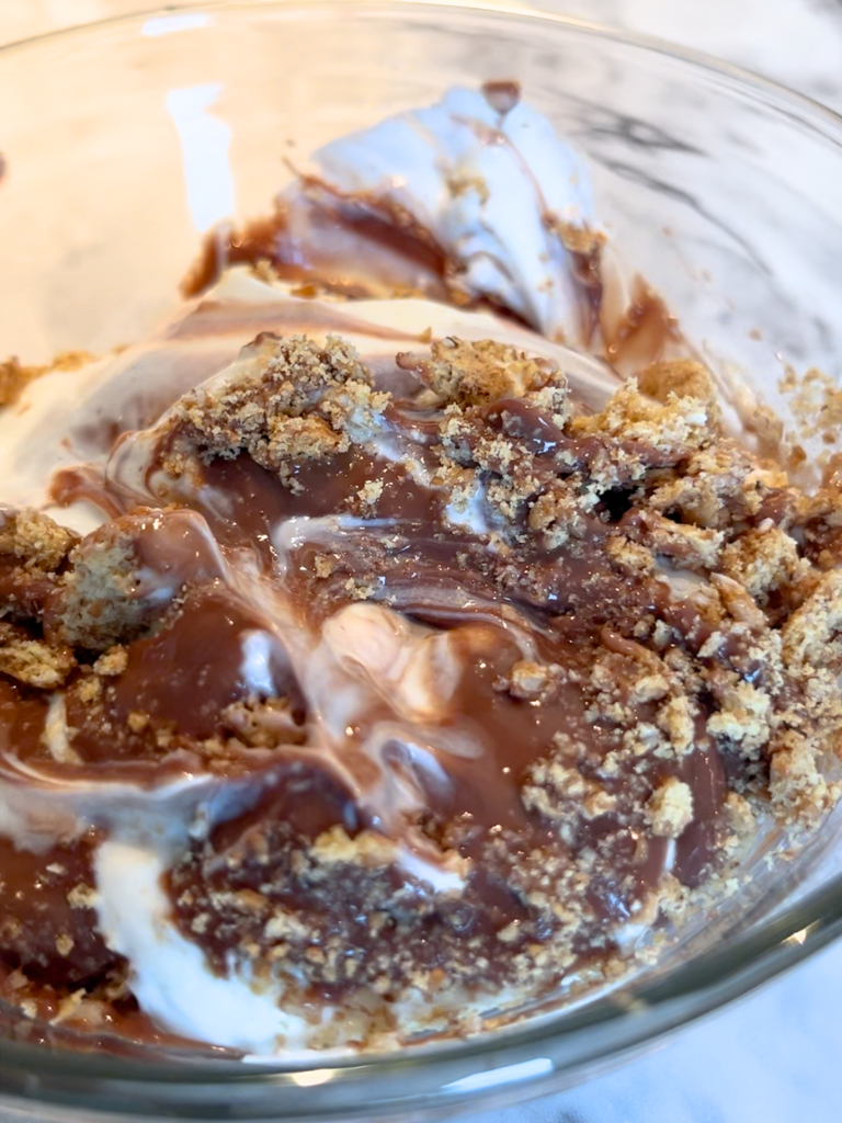 Chokolade crunch bowl