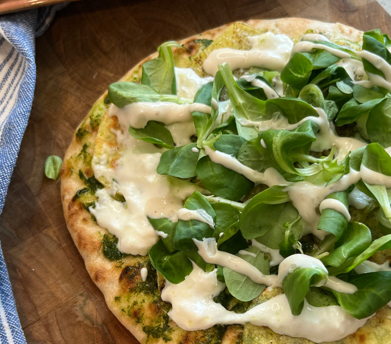 Grøn pizza
