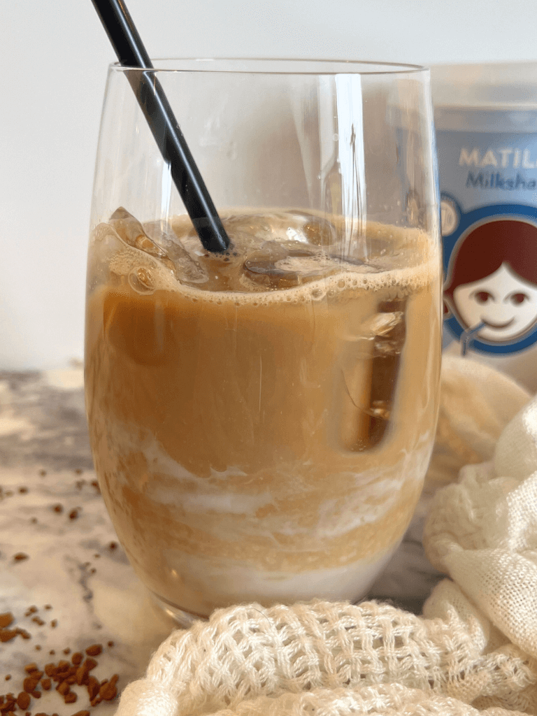 Iskaffe m. milkshake