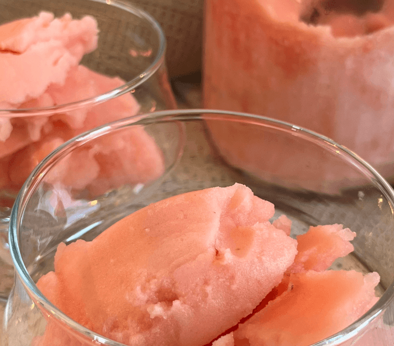 Vandmelon sorbet