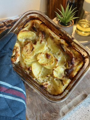 Creamy kartoffel & kylling i fad (meal prep)