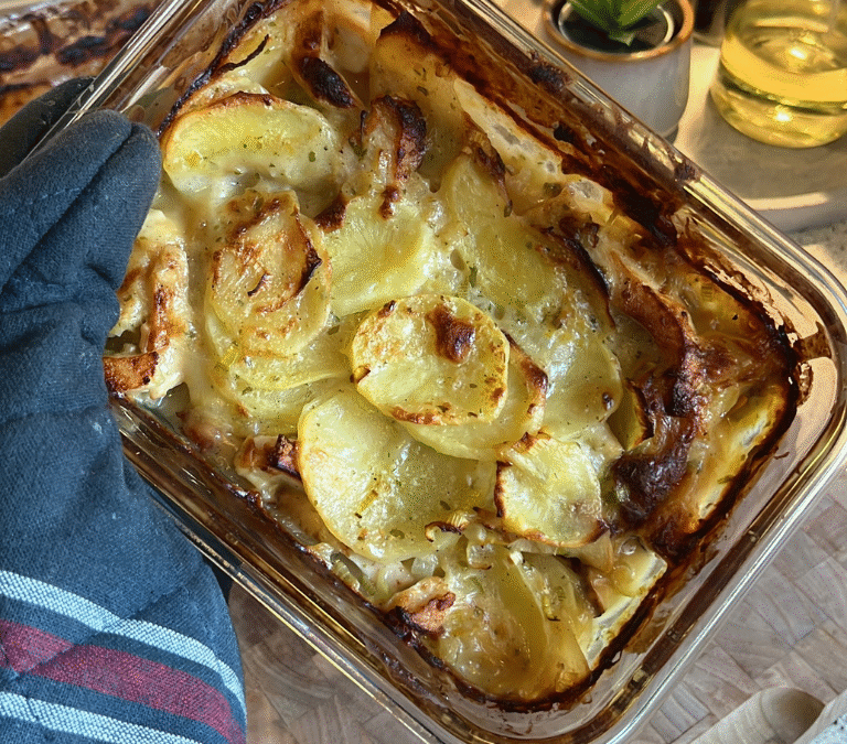 Creamy kartoffel & kylling i fad (meal prep)