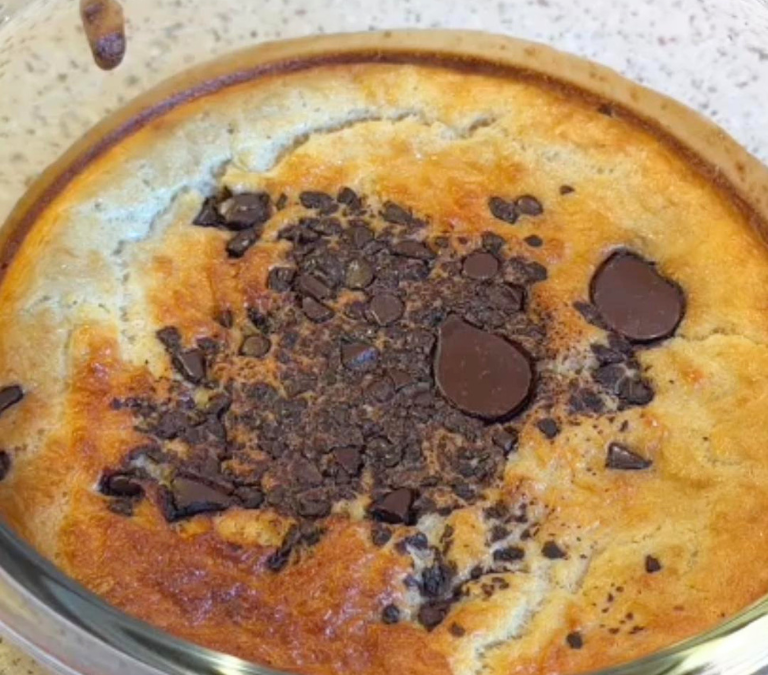 Baked oats med chokolade
